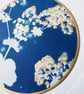 BOTANICAL CYANOTYPE PRINT CARD WITH GOLD LEAFING - Image 2