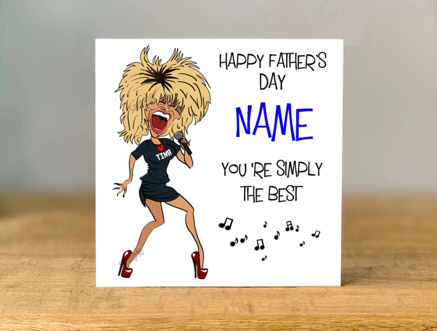 Personalised Father's Day Card, rangers