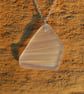 Beach glass pendant from cut glass - Image 7