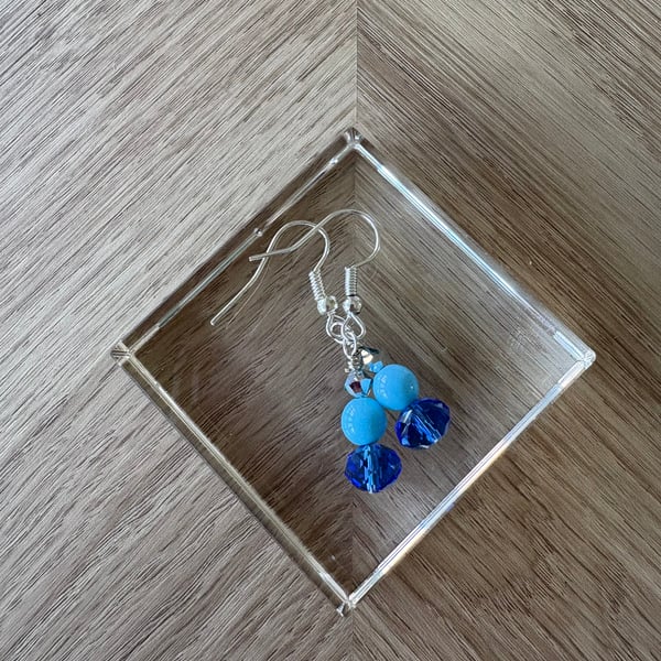 Blue earrings 