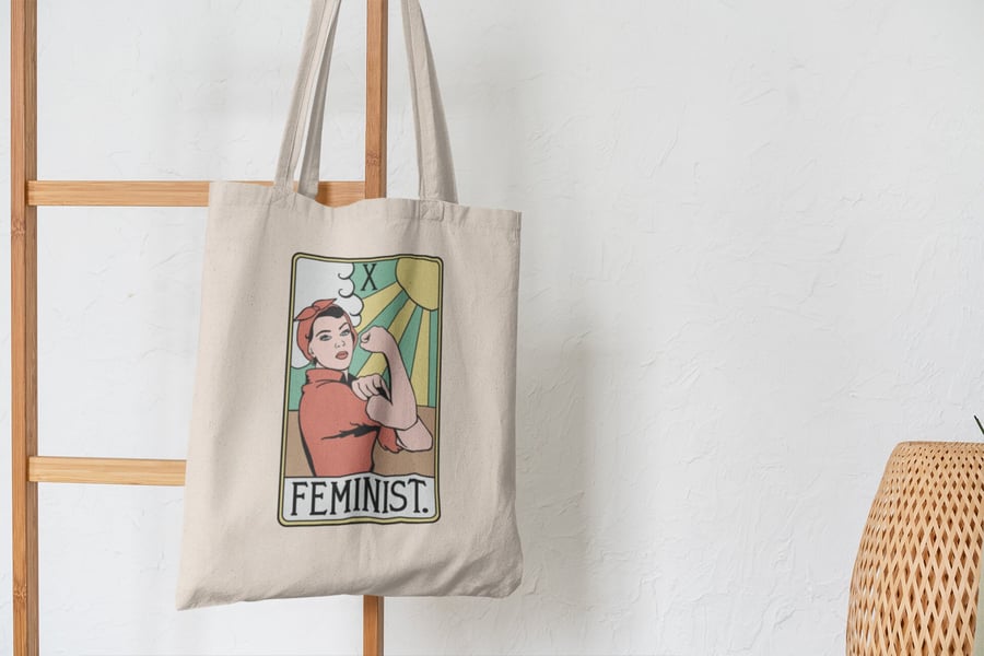 Tarot, Feminist Tote Bag