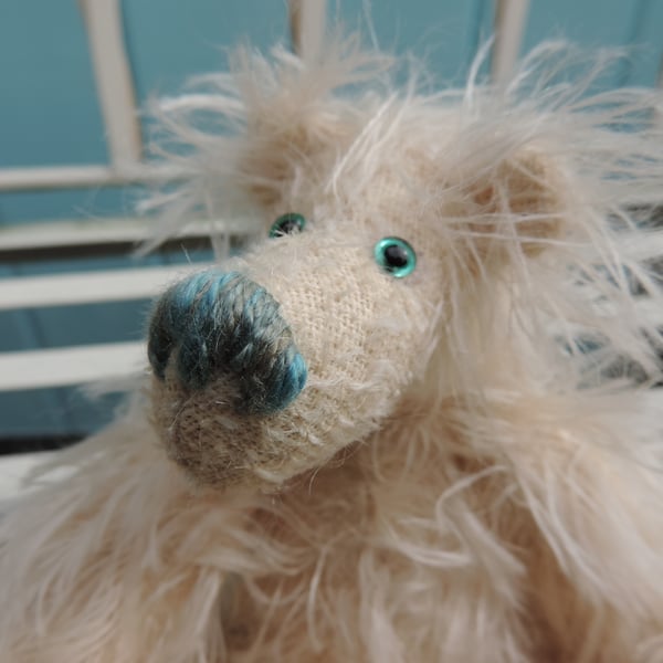 7" Hand made Mohair Bear.