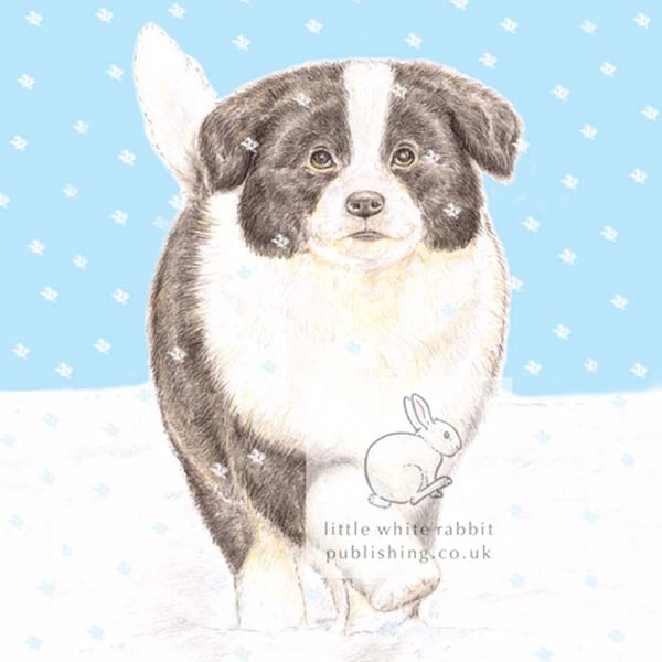 Rosie in the Snow - Blank Card
