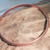 Hand Crafted Hammered Copper Bangle - UK Free Post