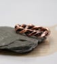 Celtic Copper Ring Twisted 2mm Wire - Chunky Thumb Ring Gift for Men Twist Ring - Image 2