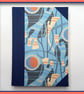 Blue Hardback Notebook A5 rulled Pages - Image 1