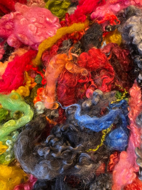 Hand-Dyed Curly Locks