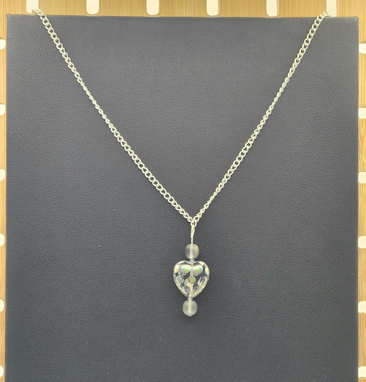 Pinky heart necklace 