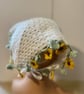  White Sunflower Crochet Bandana - Boho Summer Festival Headscarf - Image 6