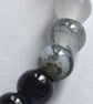 Black and White Glass Bead Bracelet  - Image 4