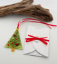Robins Christmas Tree Decoration with Yellow Star - Image 3