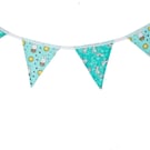 Bunting Blue Bunny Design, Nursery, Chilfren's Bedroom, Home Decor Garland