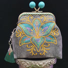 The Gilded Mirage Lily Coin Purse