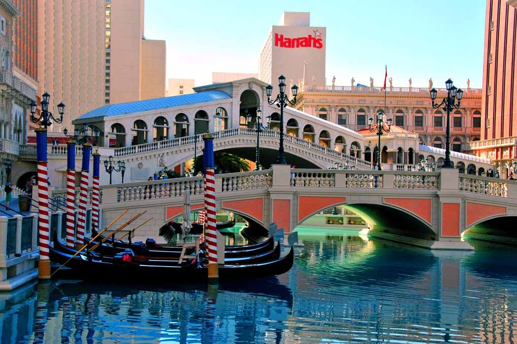 Venetian Hotel Rialto Bridge Las Vegas USA Photograph Print