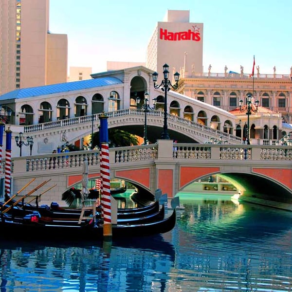 Venetian Hotel Rialto Bridge Las Vegas USA Photograph Print