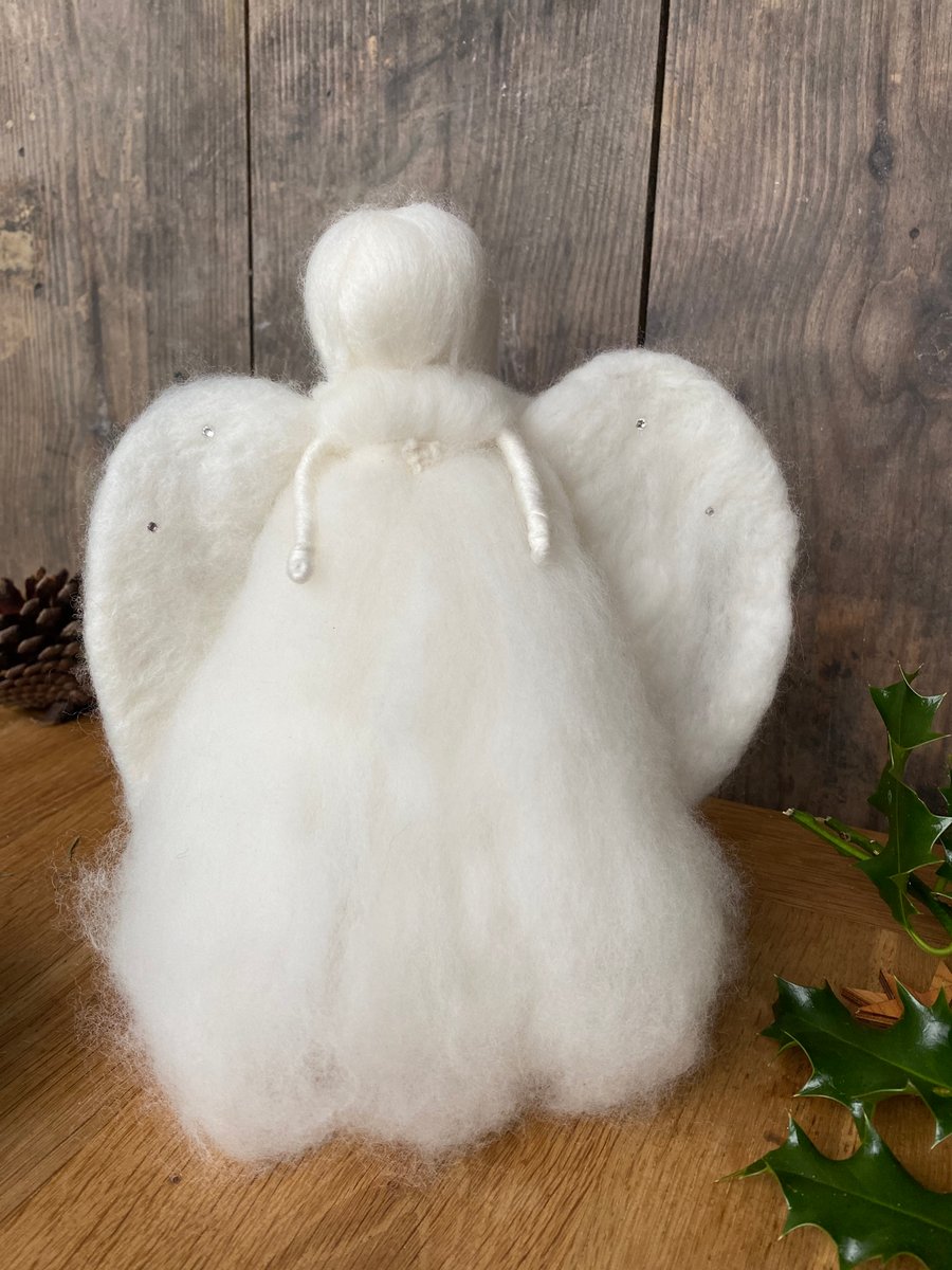 Angel Tree Topper, Christmas Angel, Waldorf tree topper