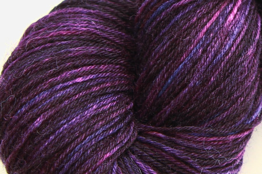 SALE Deep in Thought - Superwash Bluefaced Leicester 4-ply yarn
