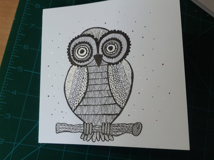 Open owl card