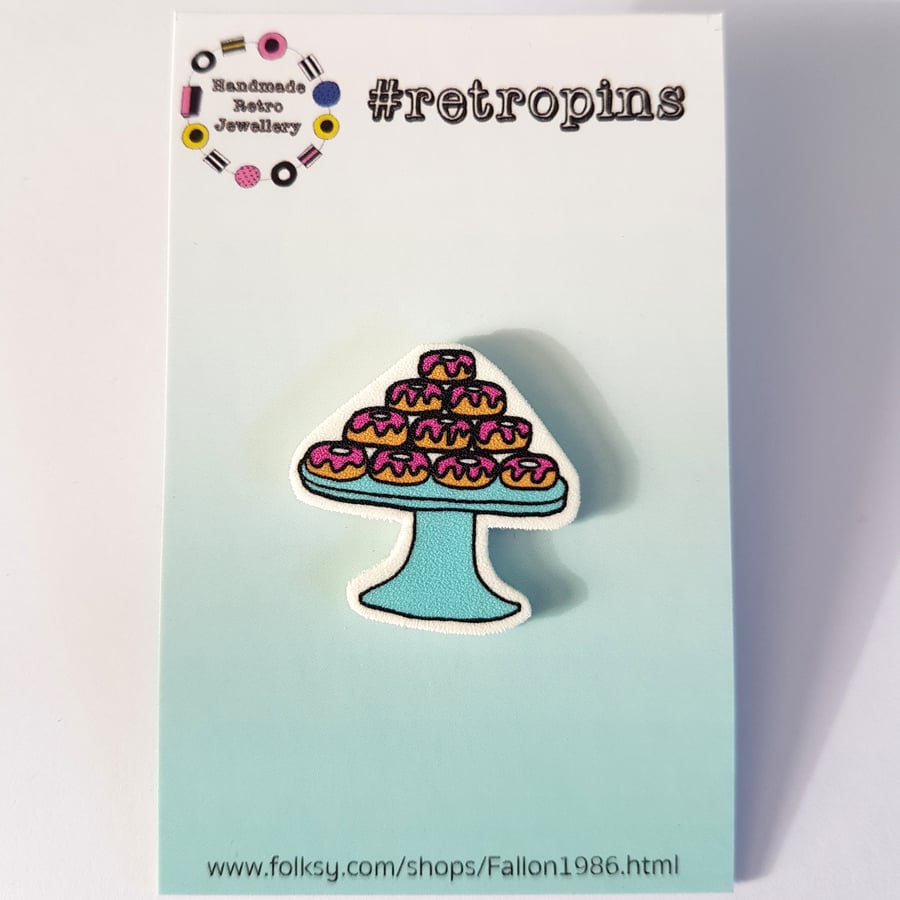 Retropins - Doughnut stand stack shrink plastic pin