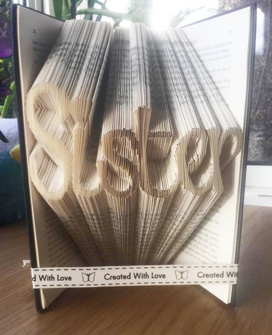 Sister MMF Book Folding Pattern - EMAILED PDF PATTERN