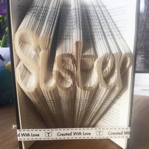 Sister MMF Book Folding Pattern - EMAILED PDF PATTERN
