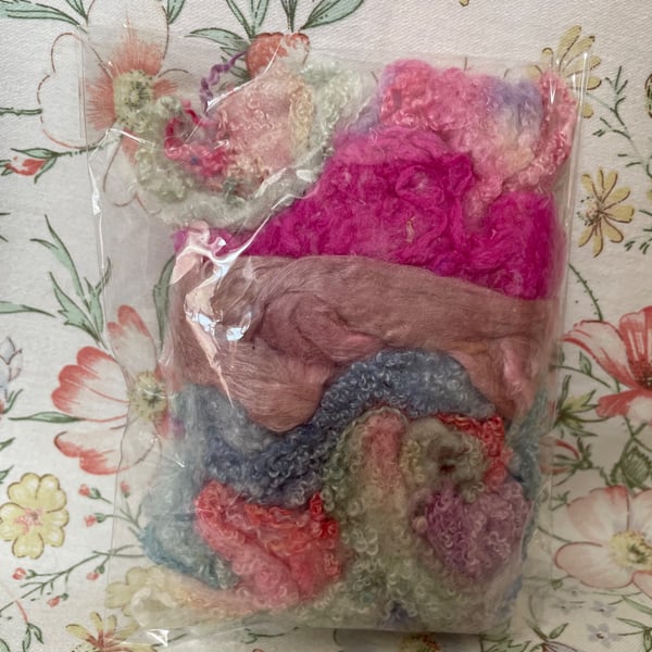 Hand Dyed Texture Pack for Felters & Spinners