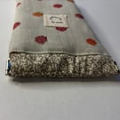 Flex snap top glasses case, pinch top spectacles pouch, flex closure sunglasses 