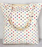 REDUCED: Spotty Tote Bag, shopping bag - Image 1
