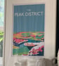 The Peak District Fine Art Museum Gallery quality A4 travel print (not framed)