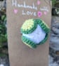 Crochet Cauliflower brooch - Image 2