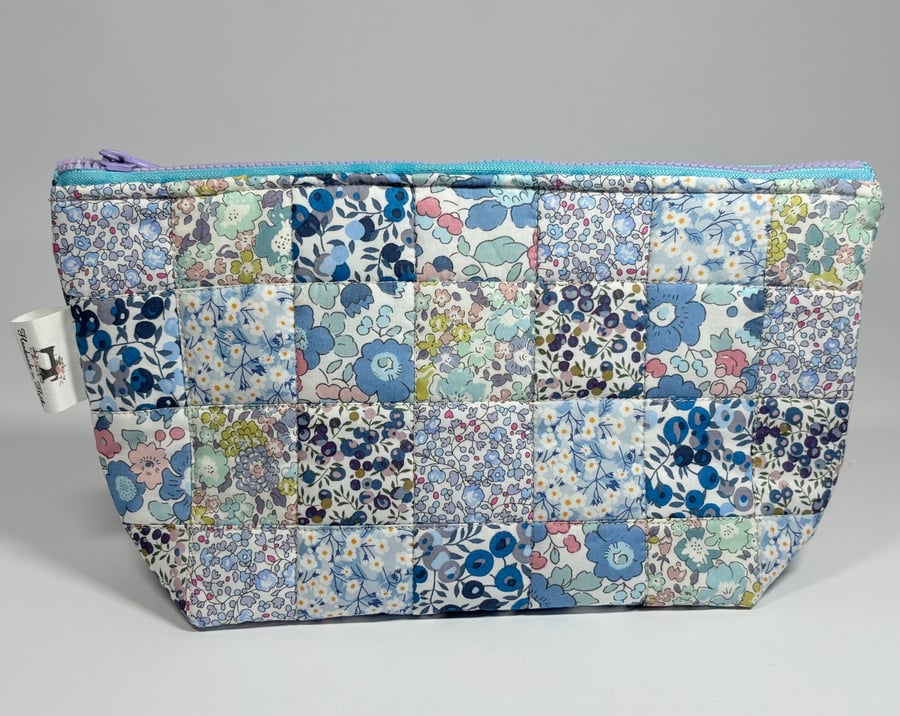 Liberty Patchwork Zip Pouch 