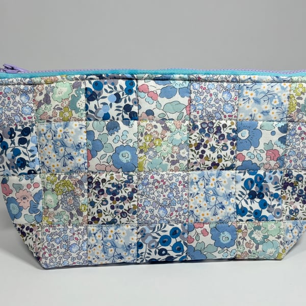 Liberty Patchwork Zip Pouch 