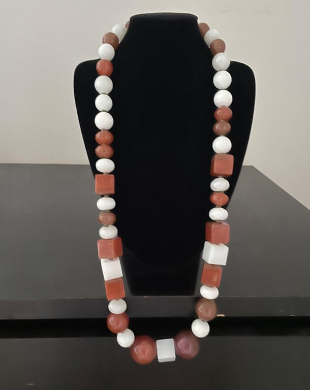 'Gertrude' Chunky Resin Necklace