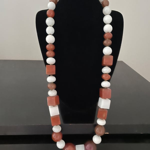 'Gertrude' Chunky Resin Necklace