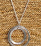 Karma Circles Silver Pendant - Image 3