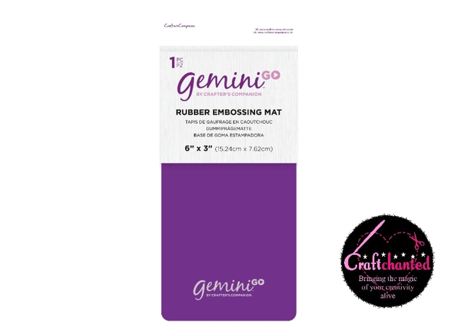 Gemini Go Rubber Embossing Mat (Purple)