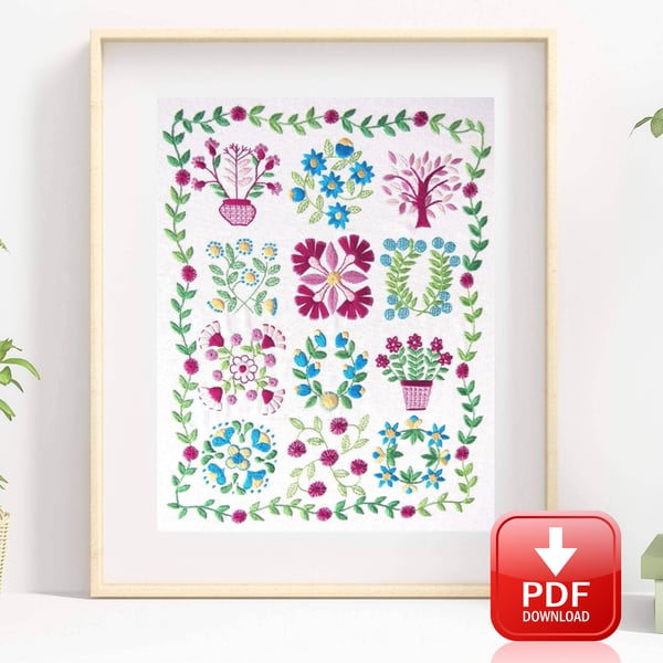 Baltimore Stitchery Hand Embroidery PDF Pattern