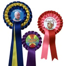 Personalised Stag Night Rosette Custom Groom To Be Party Badge Favours from