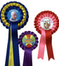 Personalised Stag Night Rosette Custom Groom To Be Party Badge Favours from