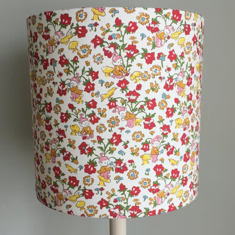 NEW LIberty Pixies -Handmade Children's Table Lampshade.