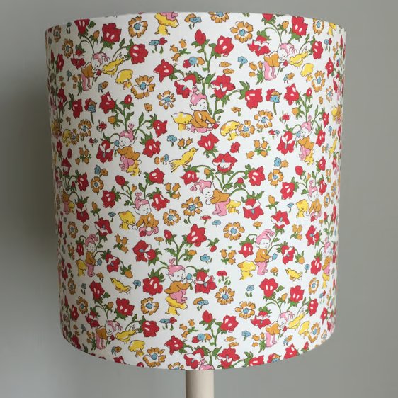 NEW LIberty Pixies -Handmade Children's Table Lampshade.