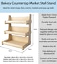 Display Stand for Breads, Cakes, Cookies, Veg and Crafts, Bakery Countertop - Image 3