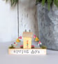 Handmade Tiny Country Cottage Home Decor 'Spring Days' - Image 3