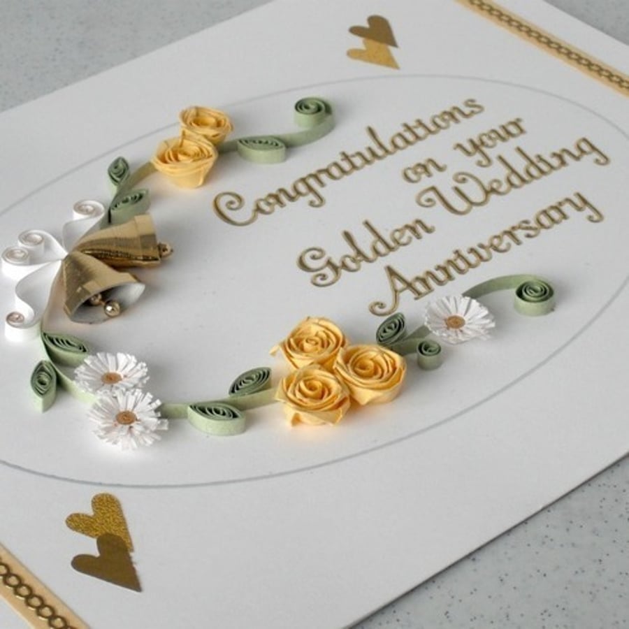 Golden anniversary card
