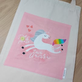 B-tch please im a unicorn tote bag 