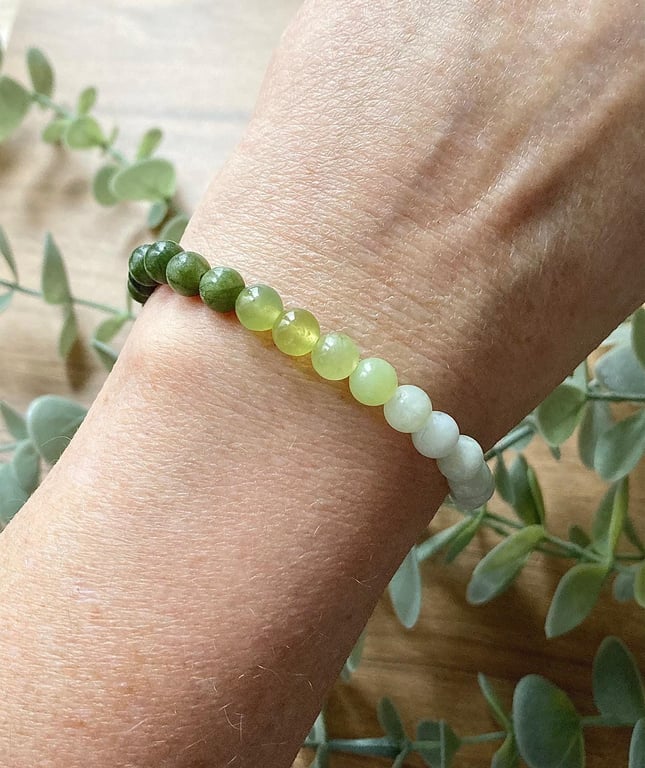 New Jade Gemstone Bracelet