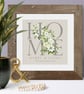 Floral Home Personalised Print  - 2 colours available - Image 7