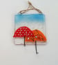 Fused Glass Umbrella Hooks: Kitchen Tea Towel, Dog Lead, Key Holder - Image 2