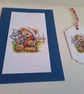 Handmade card and gift tag. Sports. Birthday. Father's day. Ref 456