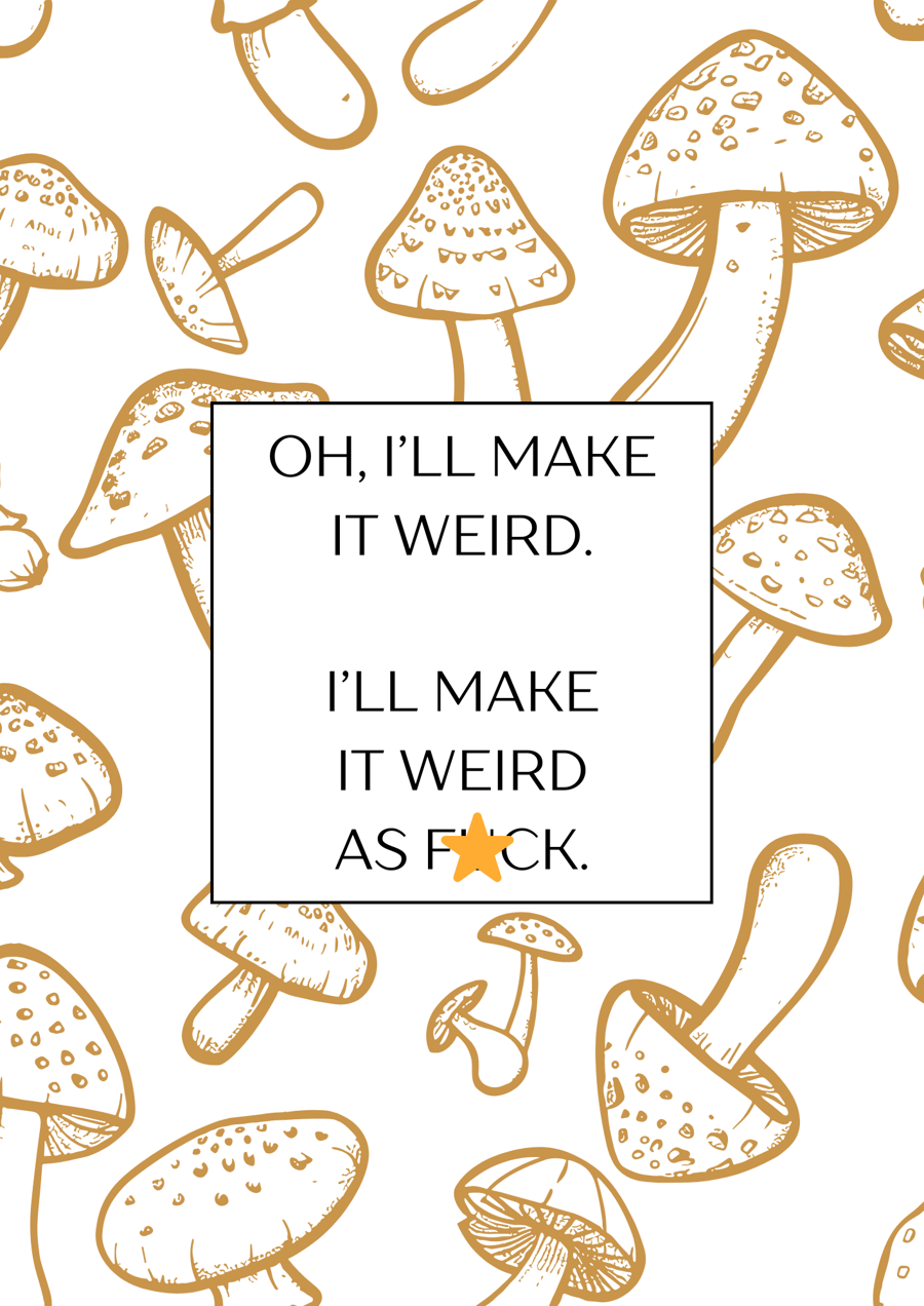 A4 Framed Funny Quote